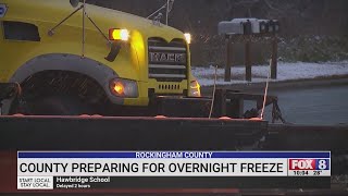 Rockingham County prepares for overnight freeze