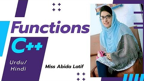 Functions in C++ | C++ Programming | Innovative Computer Science Club