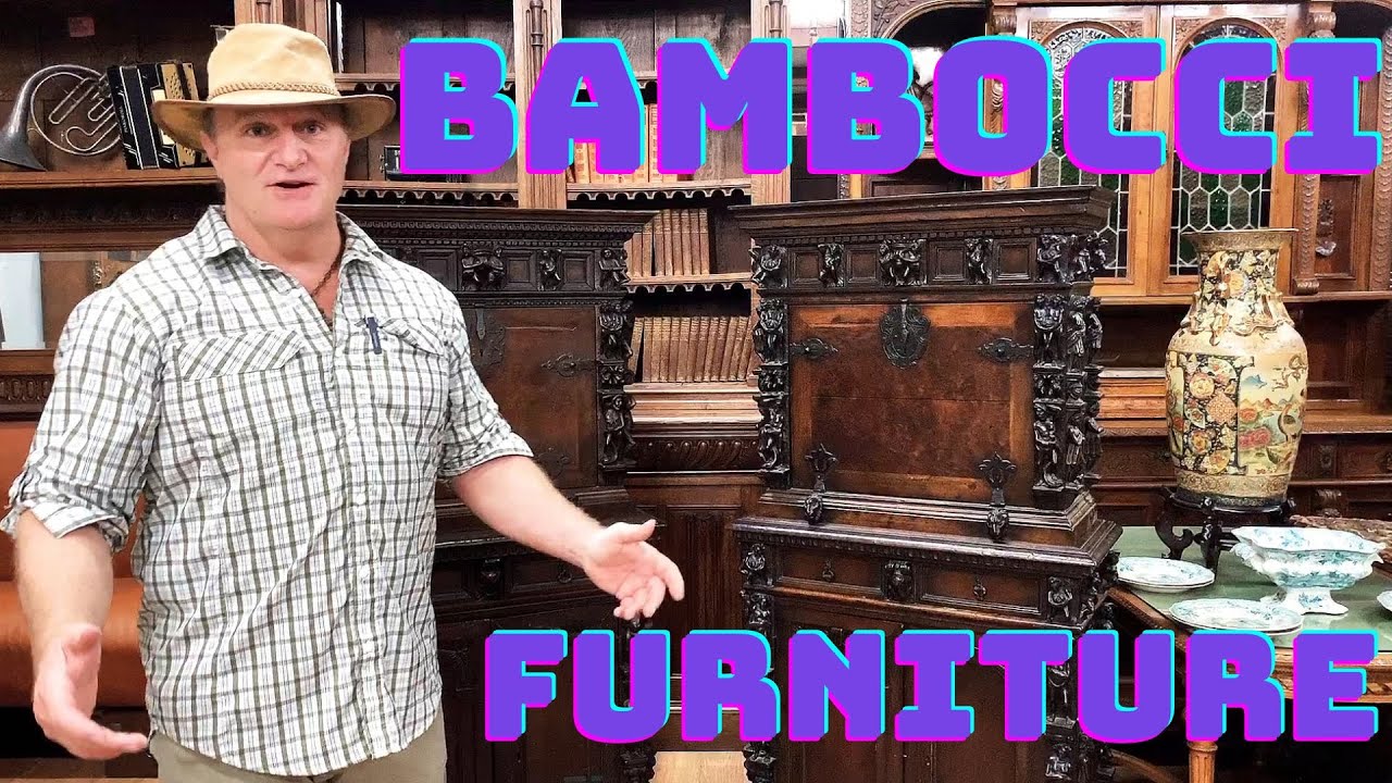 Bambocci Antique Furniture, how to identify antique furniture!!! YouTube