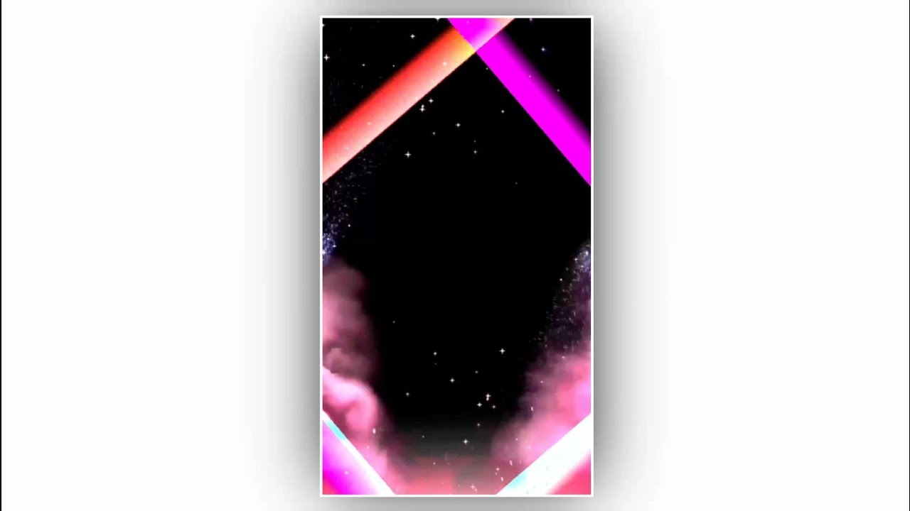 Template Video Background Full Screen light Effect Kinemaster