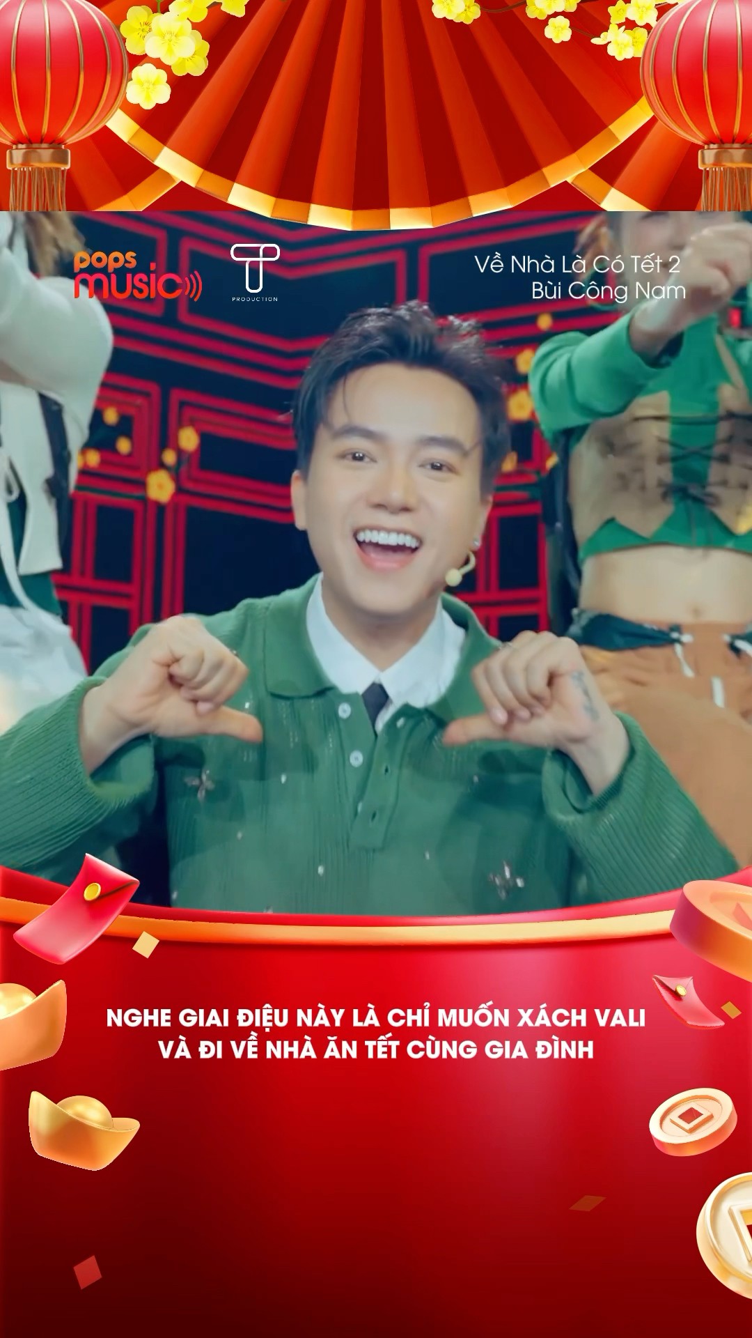 Nghe giai điệu này là chỉ muốn xách vali và đi về nhà ăn Tết cùng gia đình #VeNhaLaCoTet2 #popsmusic