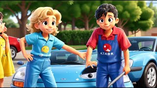Car Wash Poem Song for Kids | artful Animation