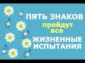 Пройдут все жизненные испытания только ПЯТЬ знаков Зодиака!