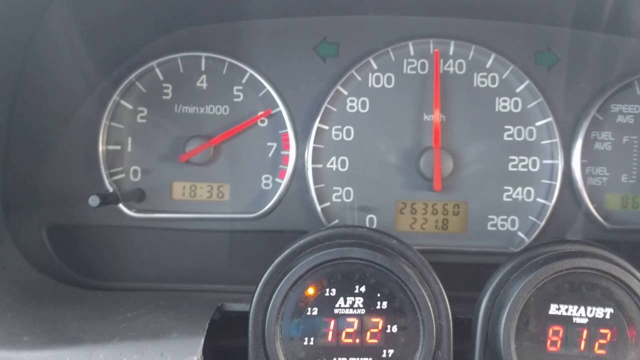 Volvo S40 T4 Lowest Boost 2.0bar 550hp 3.gear