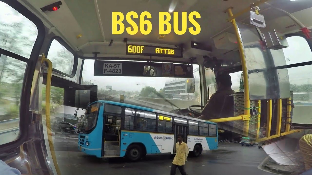 My First Ride On A BS6 Bus BMTC 600F Bommasandra To Attibele Rainy