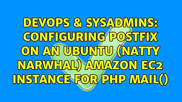 Configuring postfix on an Ubuntu (natty narwhal) Amazon Ec2 instance for php mail()