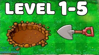 Plants vs Zombies Javascript Day Grass 1-5 [Random Hole] /PvZJS/