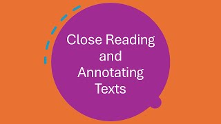 Full Close Reading & Annotating Update