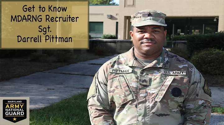 Get to Know MDARNG Recruiter Sgt. Darrell Pitman