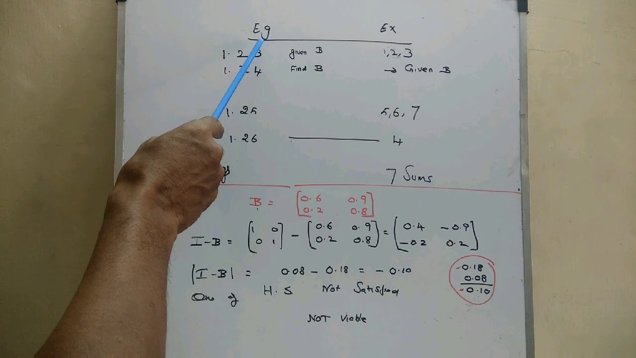 +1 |Business Maths|Chapter 1| Matrices & determinants|Input output ...