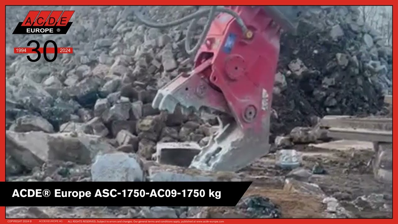 Die Kraft in Aktion: ASC-Serie Hydraulische Pulverisierer | Maximale Effizienz & Leistung