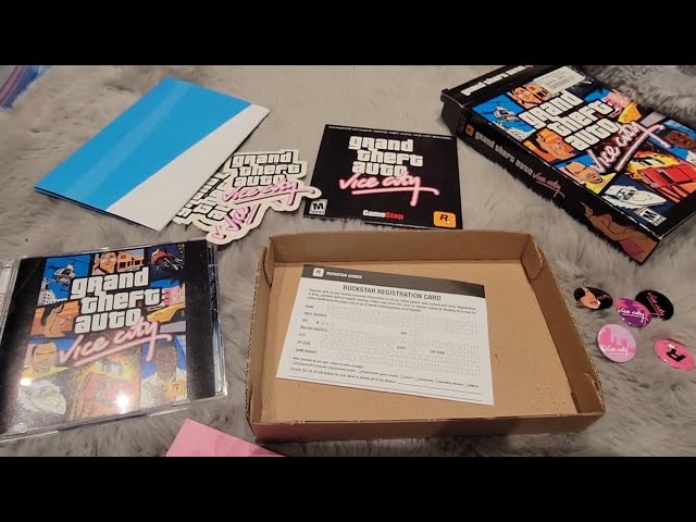GRAND THEFT AUTO VICE CITY PC UNBOXING - YouTube
