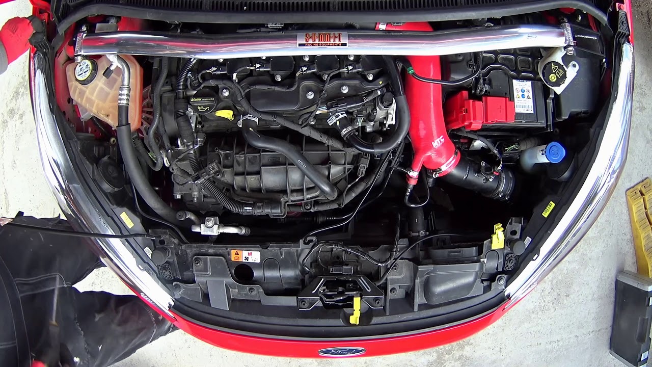 OIL Catch Can / Récupérateur d'huile MISHIMOTO Fiesta ST / installation