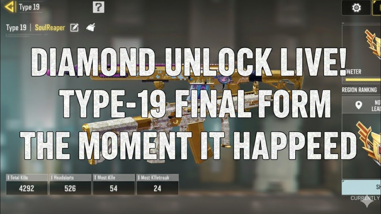 DIAMOND Type-19 UNLOCKED! The Moment It Finally Happened & CODM Review ...