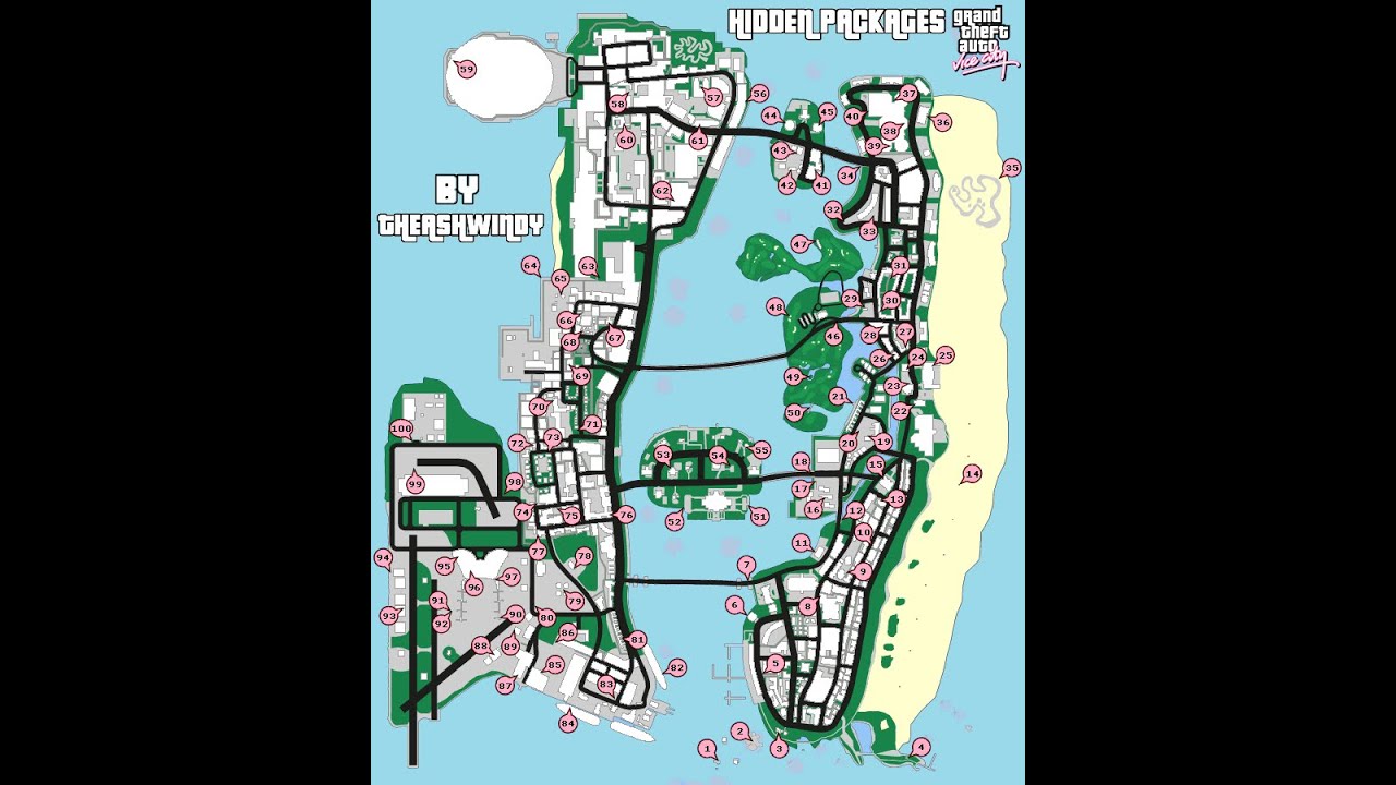 GTA Vice City hidden packages locations