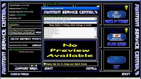 Install Custom Splash Screens via TomTom Service Center 3.0