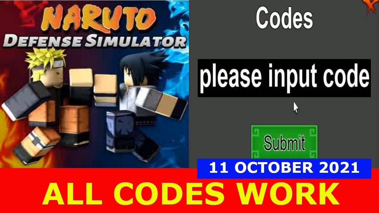 Update6 Naruto Defense Simulator Codes