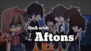 QnA with the Aftons! // Afton Family // Fnaf | pt. 1 | ☘️