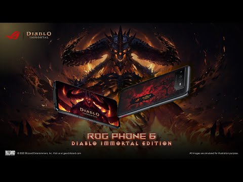 In collaboration with Blizzard Entertainment, ROG proudly presents the ROG Phone 6 Diablo® Immortal Edition. Defend the besieged world of Sanctuary from demo...