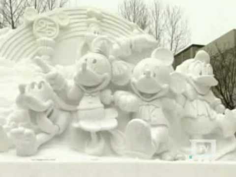 Video: Vaizdai Iš Neįtikėtino Japonijos Sapporo Sniego Festivalio