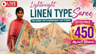 today offer live print fancy sarees collection New collection offer price 449 booking num:7708069049 screenshot 1