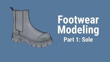 Footwear SubD Modeling Workflow with Simple Geometry