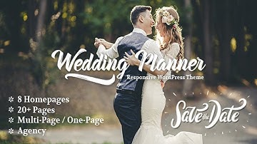 Wedding Planner - Responsive WordPress Theme Free Download