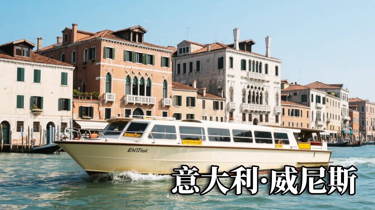 意大利之旅——威尼斯，这里曾有千年鼎盛王朝，岛上交通工具就是乘船！【行走世界的北京老刘】
