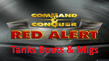Command and Conquer Red Alert Remastered 3v3 (Attacked by Tanks, Boats and Migs)