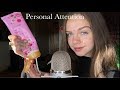 Asmr personal attention triggers lotion face mask lipgloss