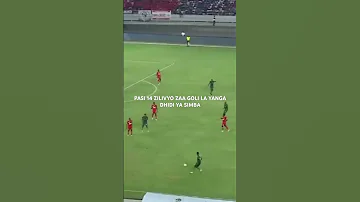 PASI 14 ZILIVYOZAA GOLI LA YANGA DHIDI YA SIMBA SC 