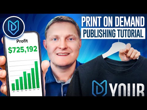 How To Create \u0026 Publish Print on Demand Products in MyDesigns (Full Tutorial)