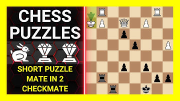 Chess Puzzles to Practice. Themes: Short puzzle, Mate in 2, Checkmate. Learn Chess