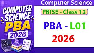 Lecture 01 | Python Basics, Input/Output and Operators | FBISE HSSC PBA 2026