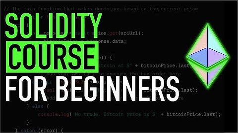 🔴 Full Solidity Course For Complete Beginners