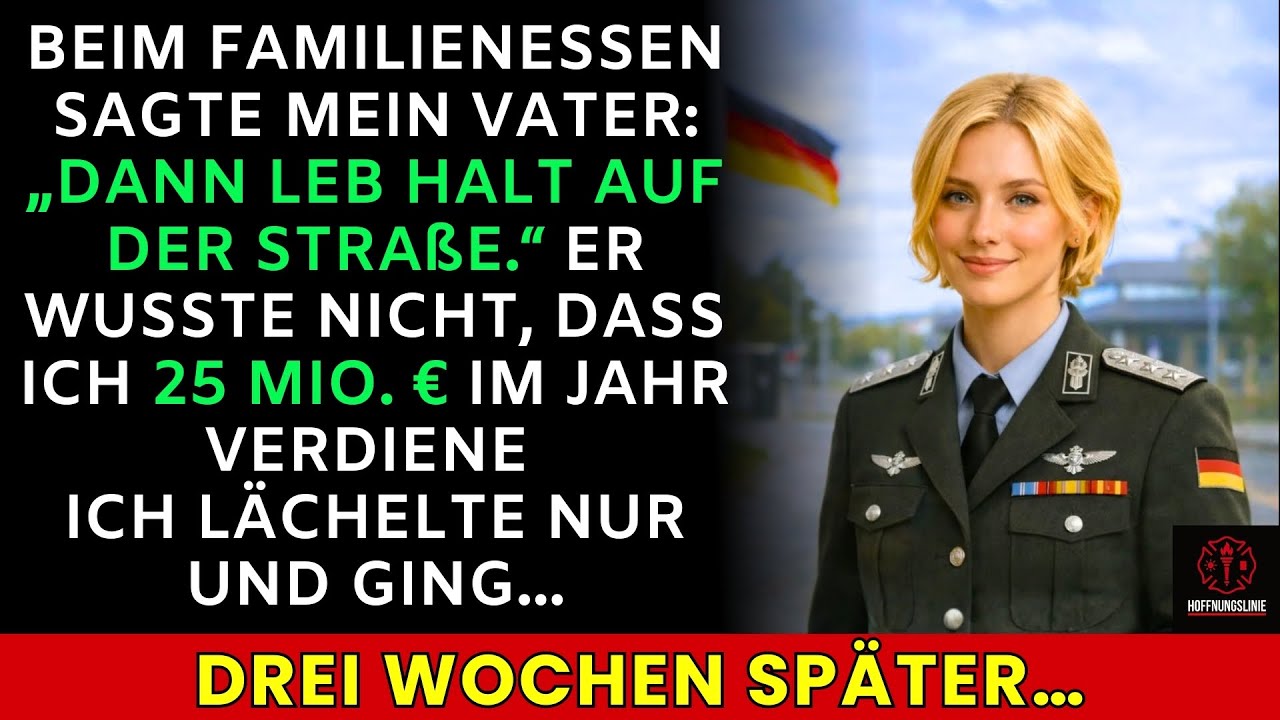 Beim Familienessen sagte mein Vater: „Leb auf der Straße!“ Er ahnte nicht: 25 Mio. €/Jahr