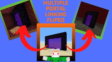 Linking Multiple Nether Portals to One Overworld Portal. Minecraft 1.17.1 Tutorial.