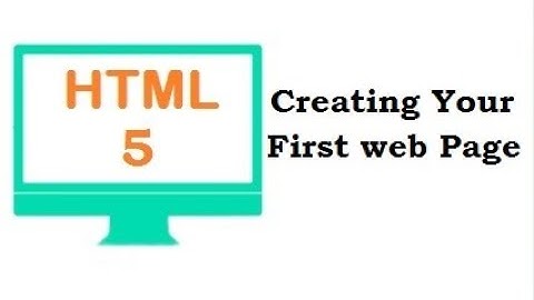 Basic structure of an HTML page