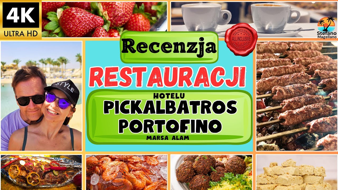 Recenzja 5 restauracji i  jedzenia hotel Pickalbatros Portofino Marsa Alam Egipt 2025 #food