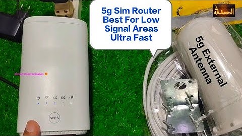 Low Coverage Areas Best 5g Router Zlt x21 With Omni External Outdoor Antenna