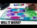 INCREDIBLE Alcohol Marker TECHNIQUES On a Gel Plate- Ohuhu Markers