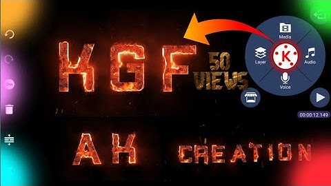 How to edit kgf title card in kinemaster #kgf #kgf2 #yash #vfx #inkinemaster #editing  #titlecard