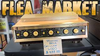CRAZY MAN at Vintage Audio Flea Market GIVING STUFF AWAY!