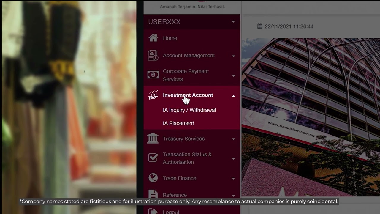 eBanker Pro : Convenient Investment Placements and Investment Withdrawals