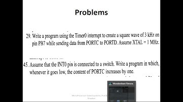Embedded Systems - Interrupt Programming 3/3