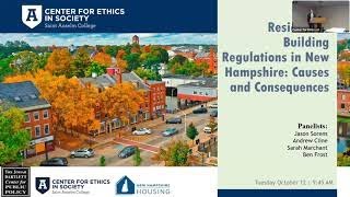 Land Use Regulation in NH: Causes and Consequences