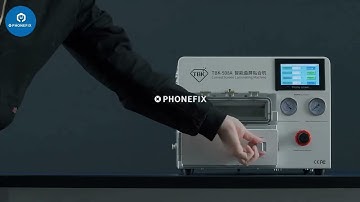 TBK 508A Smart Curved Screen Laminating Machine OCA Laminating For Samsung iPhone iPad Repair