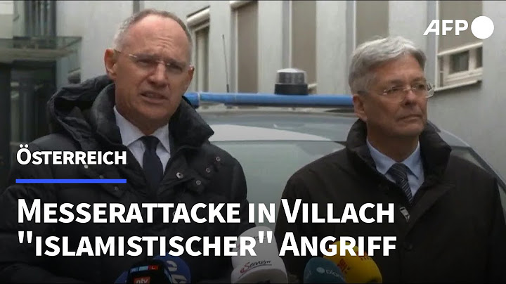 Innenminister: Messerattacke in Villach war "islamistischer" Angriff | AFP