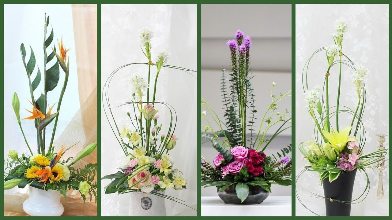 Most beautiful ekaibana fresh flower arrangement new collection