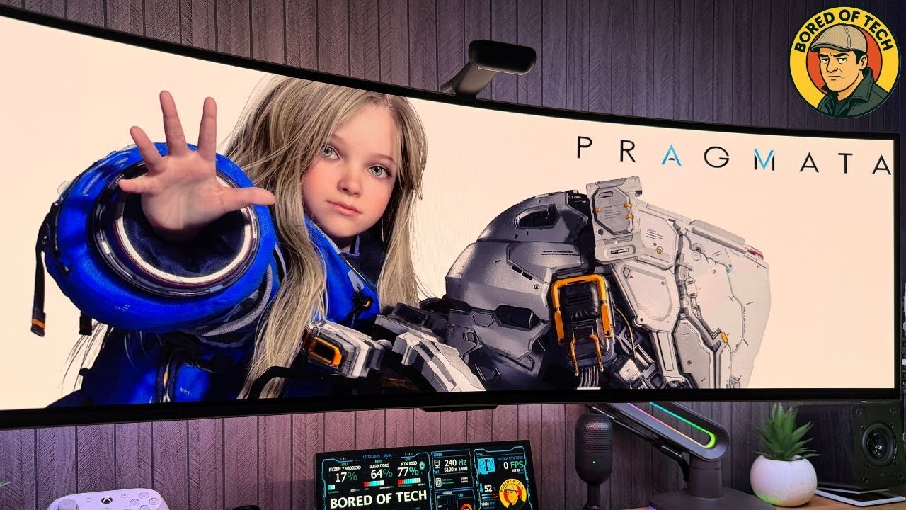 PRAGMATA looks SHARP on 49inch G9 OLED 5120x1440 Gameplay Walkthrough Max Settings RTX 5080 Review